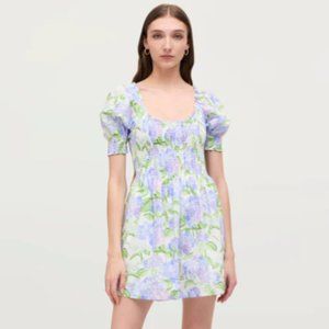 Hill House Home - The Naia Nap Dress, Blue Hydrangea Cotton